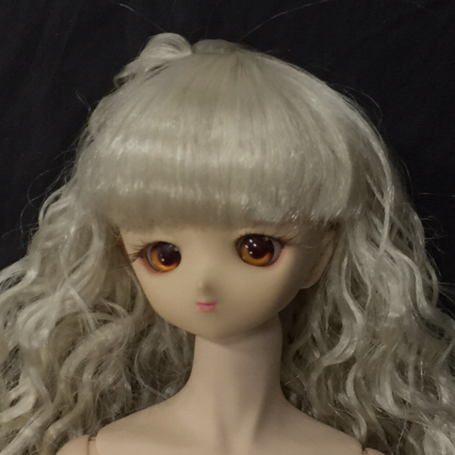 ボークス 2003 刻印 カスタムドール 全長約57㎝ 人形 ドール ウェーブヘアー VOLKS